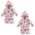 Luvable Friends Plush Bathrobe Bundle Set, Floral 2-Piece