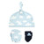 Hudson Baby Caps, Mittens and Socks Set, Transportation