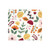 Hudson Baby Infant Girl Cotton Flannel Receiving Blankets Bundle, Fall Botanical, One Size