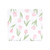 Hudson Baby Infant Girl Cotton Flannel Receiving Blankets Bundle, Pink Tulips, One Size