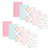 Hudson Baby Cotton Flannel Burp Cloths, Pink Tulips