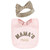 Hudson Baby Cotton Bib and Headband or Caps Set, Leopard Mamas Mini