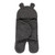 Hudson Baby Unisex Animal Sherpa Baby Outdoor Stroller Sack Wrap, Charcoal, One Size