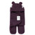 Hudson Baby Animal Sherpa Baby Outdoor Stroller Sack Wrap, Purple