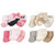Luvable Friends Infant Girl Cotton Terry Socks, 12-Piece, Ladybug Safari