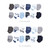Hudson Baby Grow with Me Cotton Terry Socks, Blue Bear Boy 24-Pack