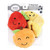 Luvable Friends Squeaky Plush Dog Toy with Rope, Fruits