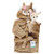 Hudson Baby Plush Bathrobe and Toy Set, Fawn