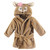 Hudson Baby Plush Bathrobe and Toy Set, Fawn