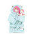 Hudson Baby Infant Girl Plush Bathrobe and Toy Set, Mermaid