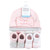 Hudson Baby Infant Girl Cap and Socks Set, Pink Rose