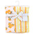 Hudson Baby Cotton Flannel Burp Cloths Bundle, Citrus Orange