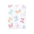 Hudson Baby Infant Girl Cotton Flannel Burp Cloths Bundle, Pastel Butterfly