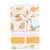 Hudson Baby Cotton Flannel Receiving Blankets, Citrus Orange