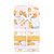 Hudson Baby Cotton Flannel Receiving Blankets Bundle, Citrus Orange