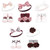 Hudson Baby Headband and Socks Giftset, Rose 10-Piece