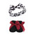 Hudson Baby Headband and Socks Giftset, Red Sequin