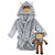 Hudson Baby Infant Boy Plush Bathrobe and Toy Set, Winter Moose