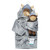Hudson Baby Plush Bathrobe and Toy Set, Winter Moose