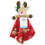 Hudson Baby Infant Girls Animal Face Security Blanket, Girl Holiday Reindeer, One Size