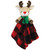 Hudson Baby Unisex Baby Plush Blanket with Security Blanket, Rudolph, One Size