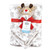 Hudson Baby Plush Blanket with Security Blanket, Girl Rudolph
