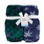 Hudson Baby Silky Plush and Coral Fleece Blanket, Black Watch Plaid