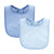 Hudson Baby Rayon from Bamboo Bib with Waterproof Lining 10pk, Blue Teal