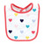 Hudson Baby Cotton Bibs, Girl Bold Family