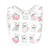Hudson Baby Cotton Bibs, Girl Whimsical Dog