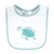 Hudson Baby Cotton Bibs, Sea Turtle