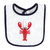 Hudson Baby Infant Boys Cotton Bibs, Butter Me Up Lobster, One Size