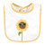 Hudson Baby Cotton Bibs, Sunflower