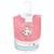 Hudson Baby Cotton Bibs, Pink Farm Animals