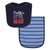 Hudson Baby Cotton Terry Bib and Burp Cloth Set, Daddys Little Man