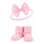 Hudson Baby Headband and Socks Giftset, Tie-Dye