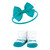 Hudson Baby Headband and Socks Giftset, Tie-Dye