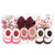 Hudson Baby Infant Girls Headband and Socks Giftset, Rose