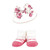 Hudson Baby Infant Girls Headband and Socks Giftset, Rose