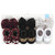 Hudson Baby Headband and Socks Giftset, Burgundy Leopard