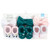 Hudson Baby Infant Girls Headband and Socks Giftset, Teal Pink