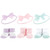Hudson Baby Infant Girls Headband and Socks Giftset, Purple Mint Rainbow
