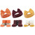 Hudson Baby Infant Girls Headband and Socks Giftset, Burgundy Orange