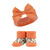 Hudson Baby Infant Girls Headband and Socks Giftset, Burgundy Orange