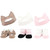 Hudson Baby Infant Girls Headband and Socks Giftset, Pink Taupe