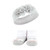 Hudson Baby Headband and Socks Giftset, Pink Black Gray