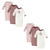 Touched By Nature Organic Cotton Gowns, Berry Branch 6-Piece
