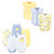 Hudson Baby Cotton Bodysuits and Rompers, 8-Piece, Yellow Lemon