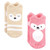 Hudson Baby Cotton Rich Newborn and Terry Socks, Pink Girl Woodland