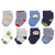 Hudson Baby Infant Boy Cotton Rich Newborn and Terry Socks, Snacks